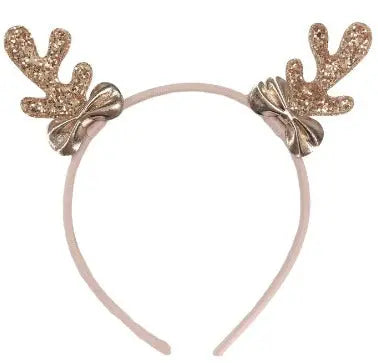 Rose Gold Reindeer Headband Rockahula