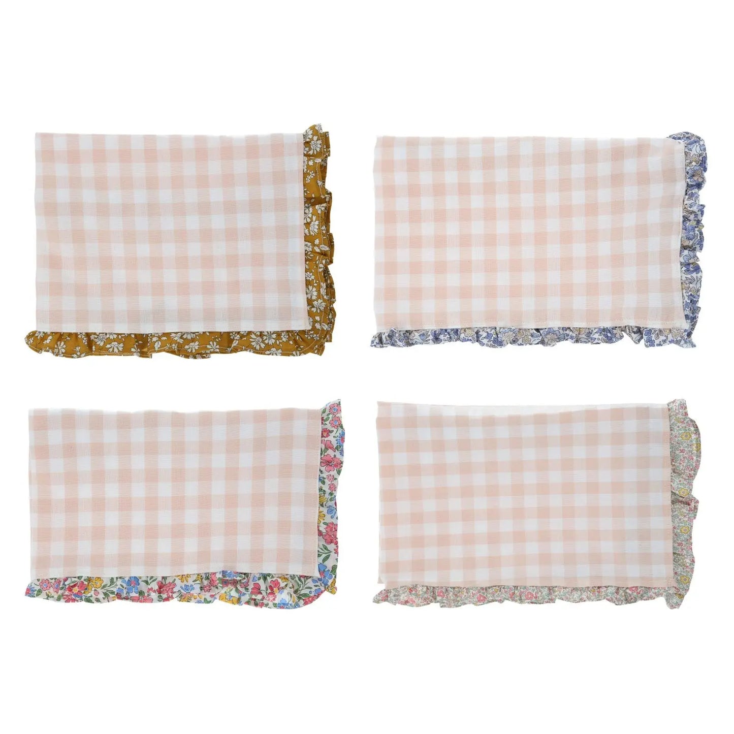 Ruffle edge fabric napkins Meri Meri