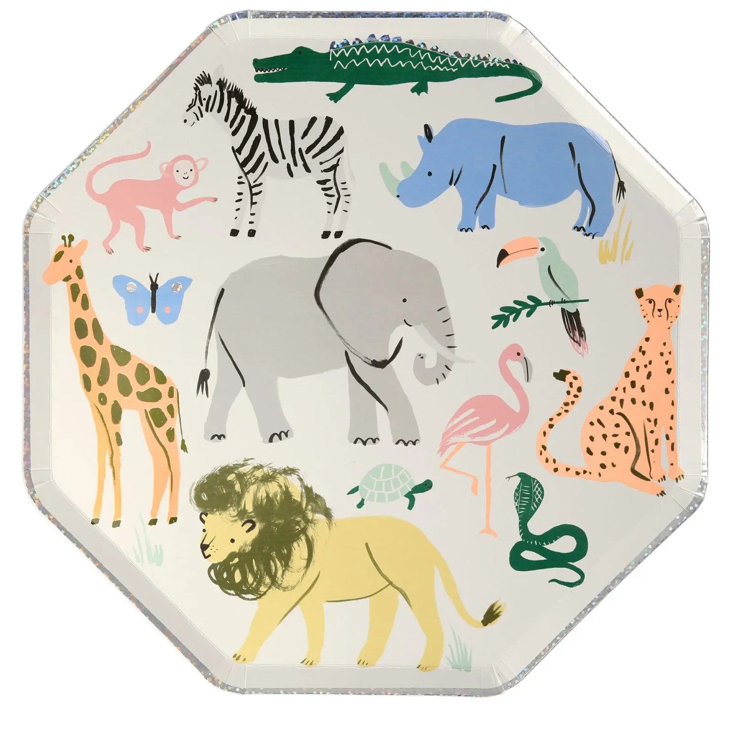 Safari animals dinner plates Meri Meri