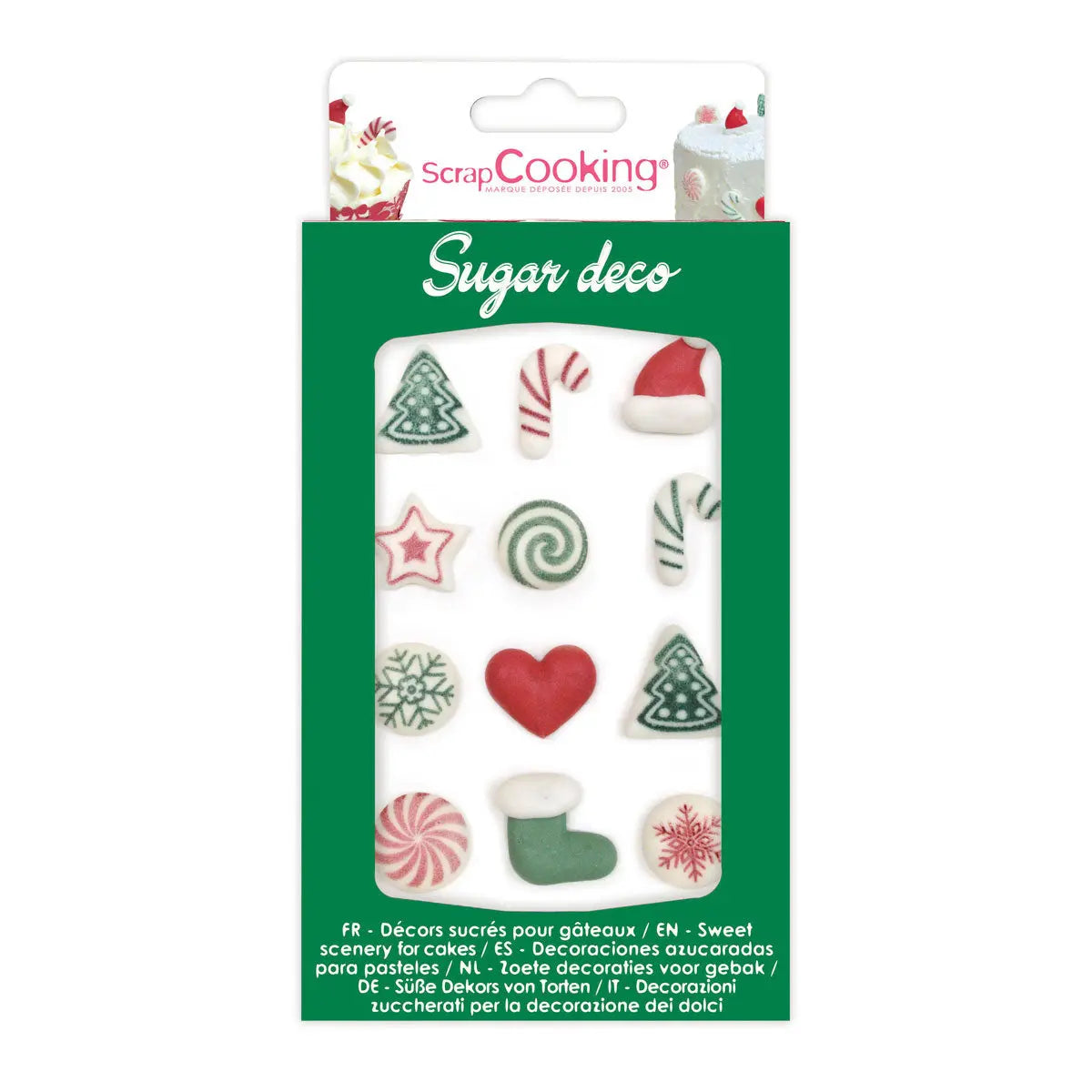 Scrapcooking Sugar Decorations Xmas Set/12 ScrapCooking