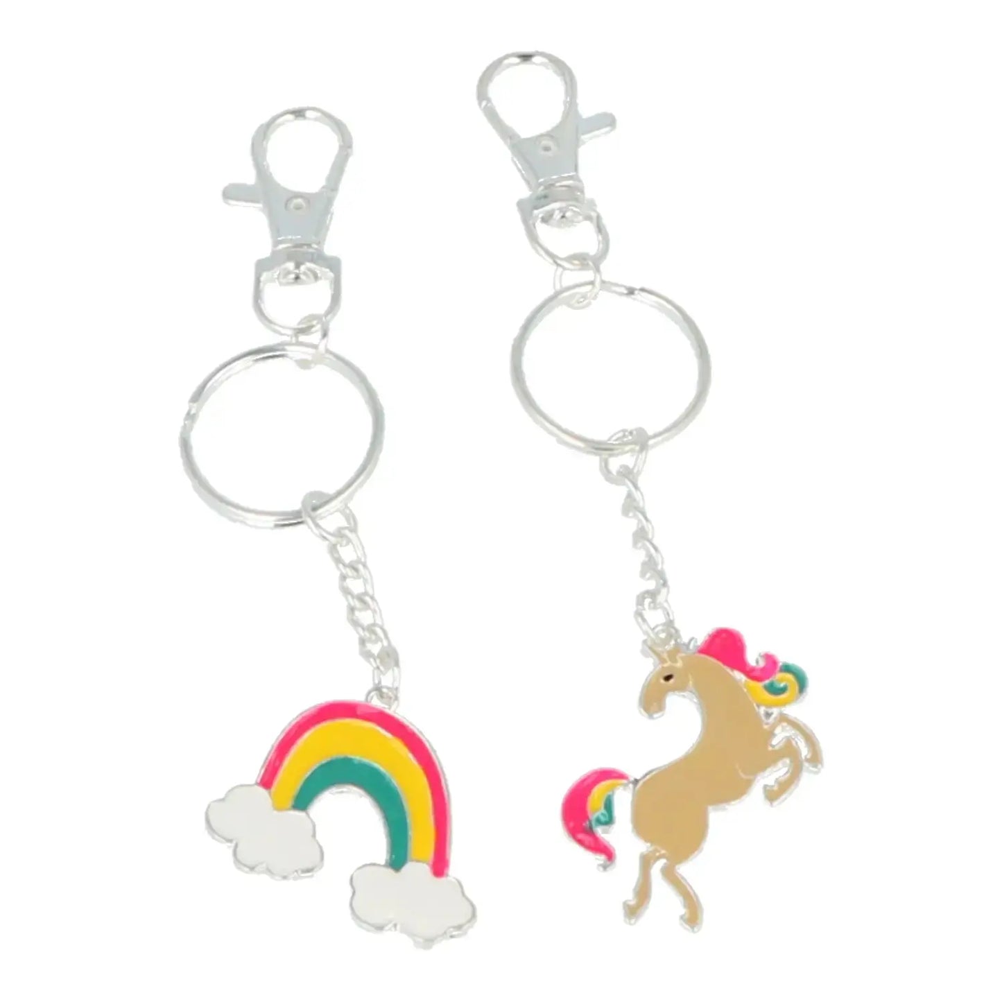 Set of 2 best friends forever key rings Inca products SL