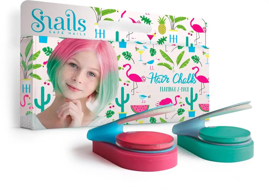 Snails - Hair Chalk Flamingo Snails