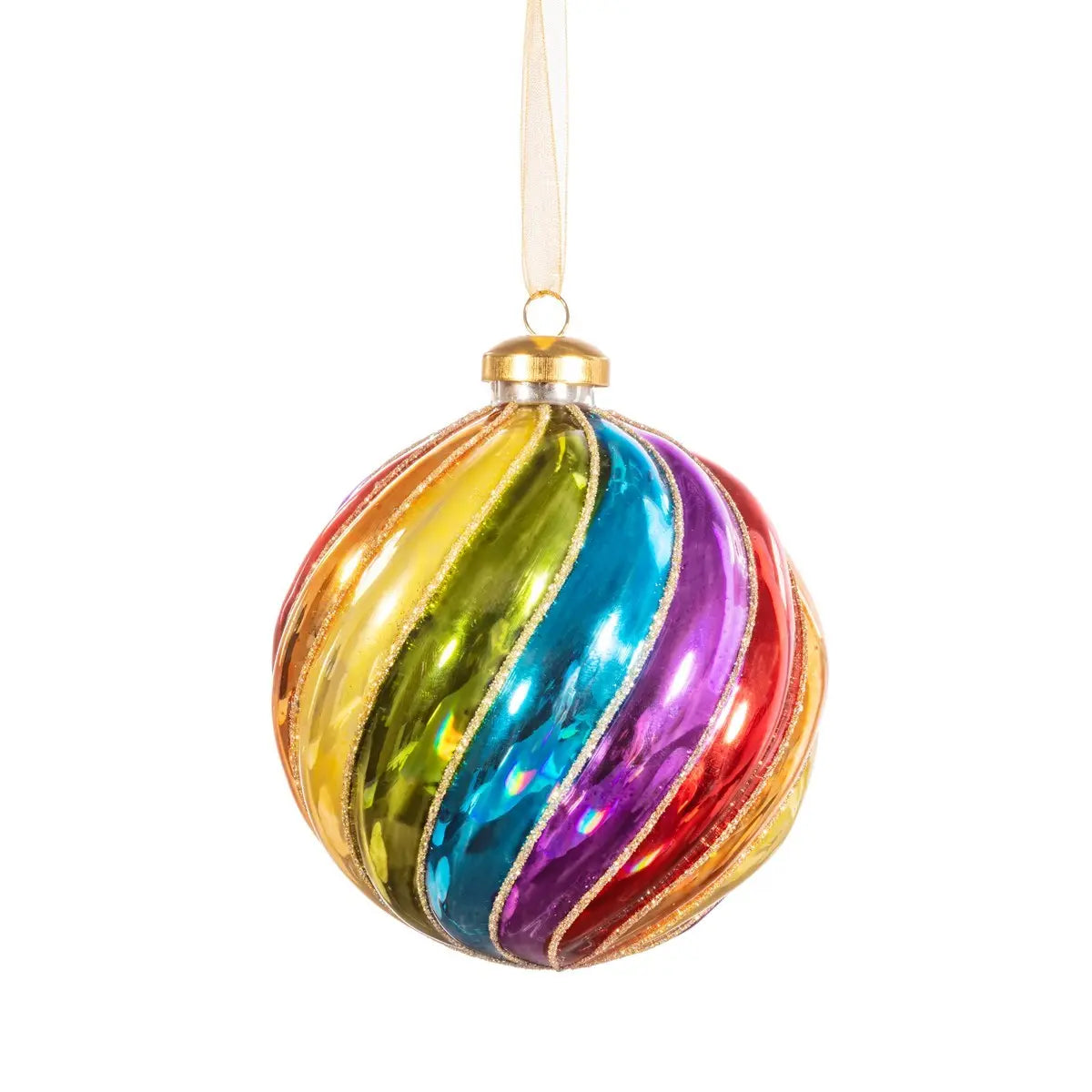 Spiral Rainbow Bauble SASS AND BELLE