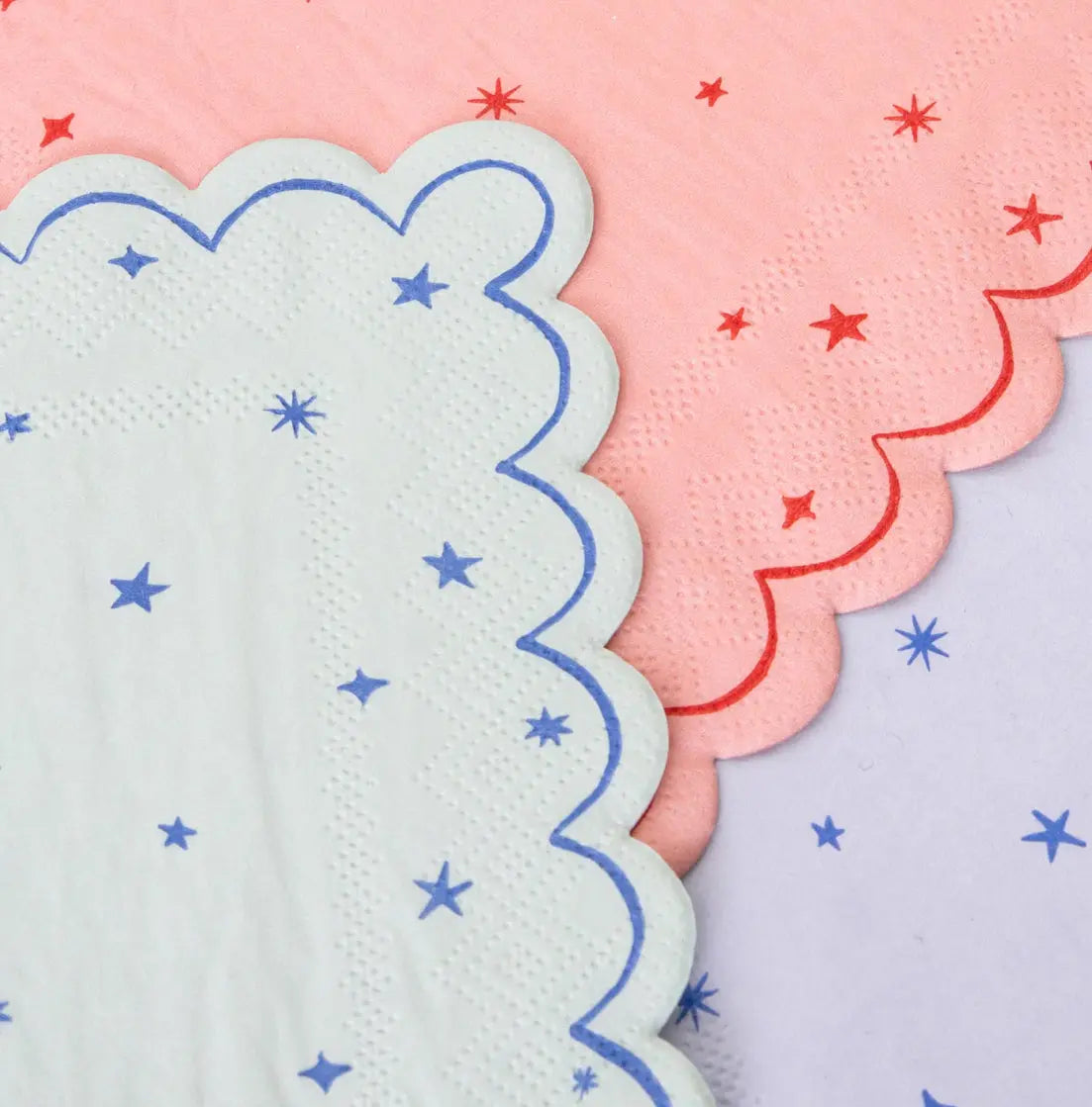 Star Pattern Small Napkins (x 16) Meri Meri