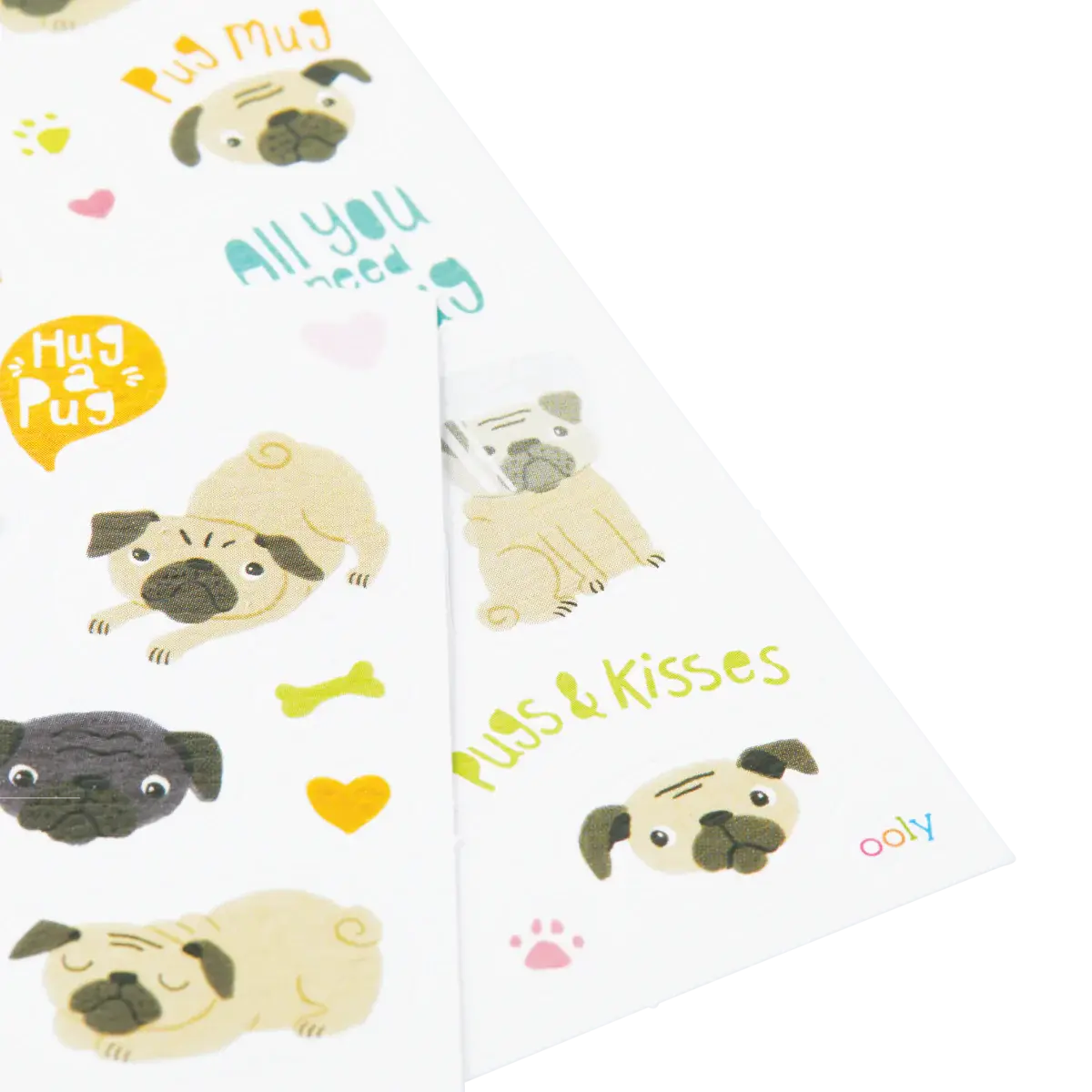Stickiville Pugs Stickers OOLY