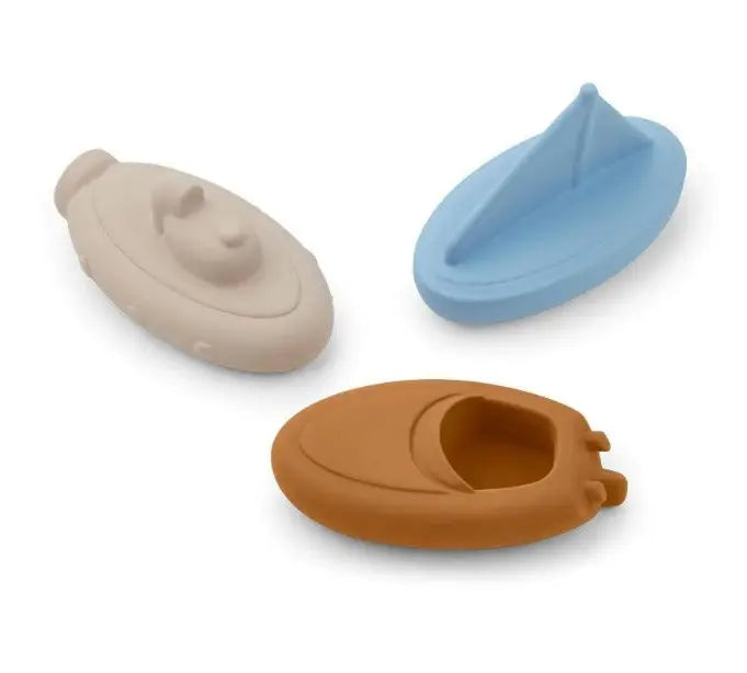 TROELS BATH TOYS 3-PACK BLUE MULTI MIX LieWood