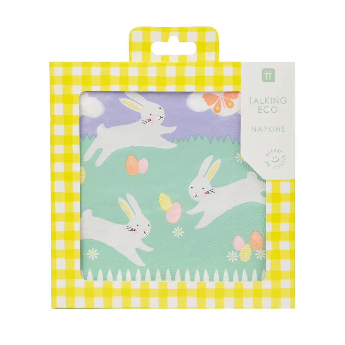 Talking Tables - Bunny Rabbit Easter Napkins - 20 Pack Talking Tables