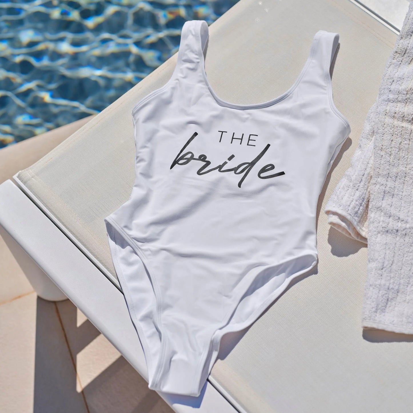 The Bride White Swimsuit - Medium Ginger Ray