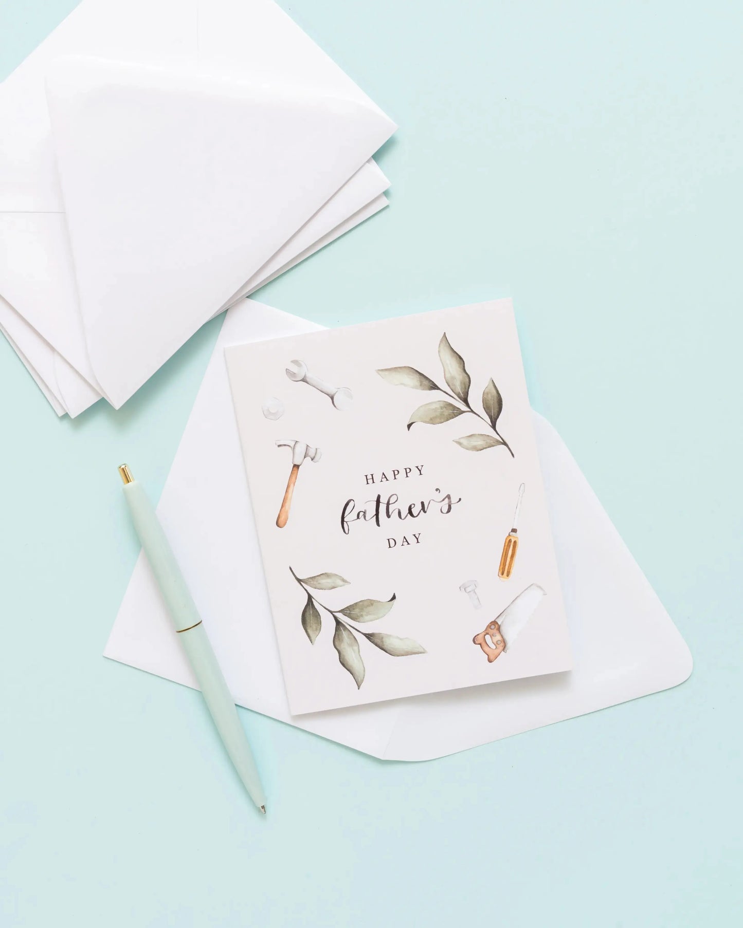 Tool Wreath Father's Day Card - Father's Day Card Isabella MG & Co.