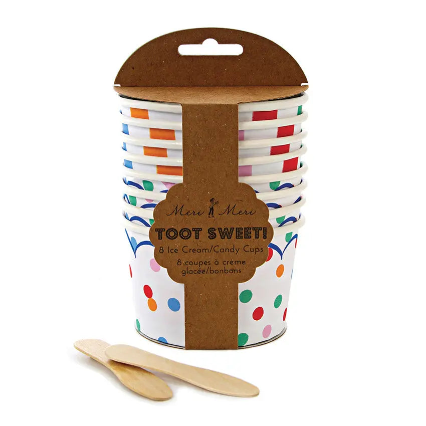 Toot Sweet Candy Ice Cream Cups Meri Meri