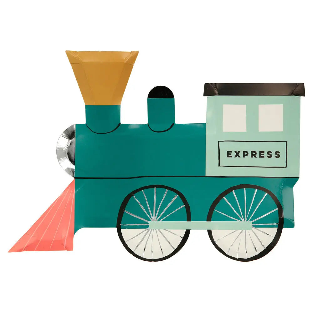 Train plates Meri Meri