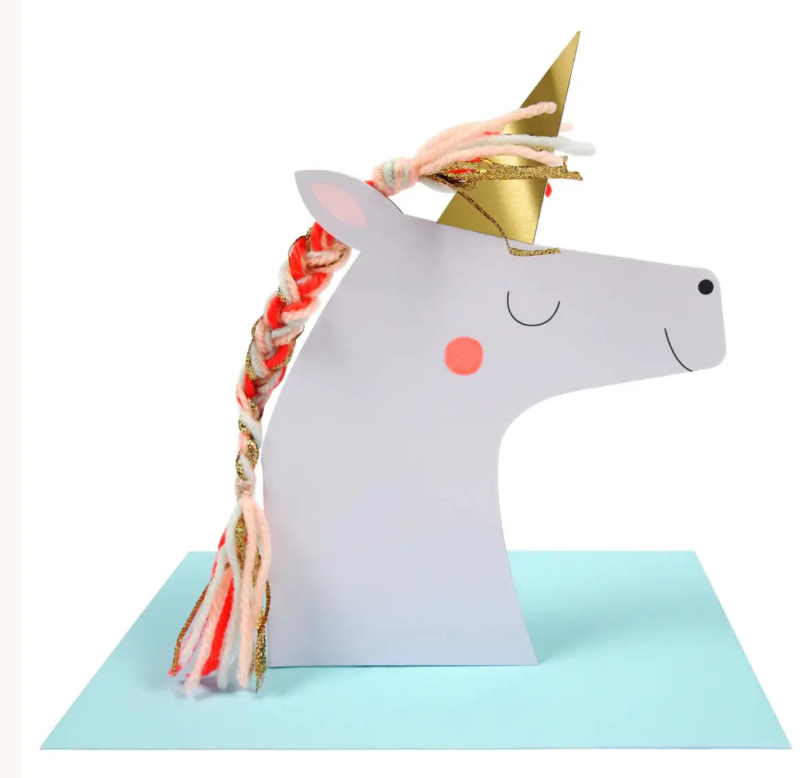 Unicorn Stand-Up Birthday Card Meri Meri