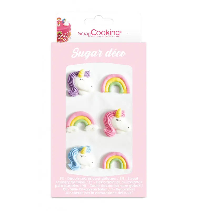 Unicorn sweet scenery decoration ScrapCooking