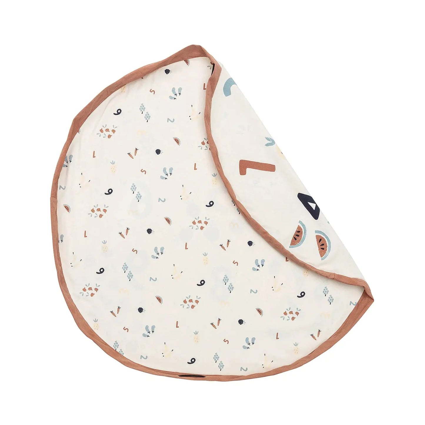 Veggie Numbers Toy Storage Bag Play and go