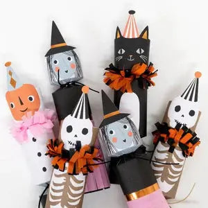Vintage Halloween Medium Crackers (x 8) Meri Meri