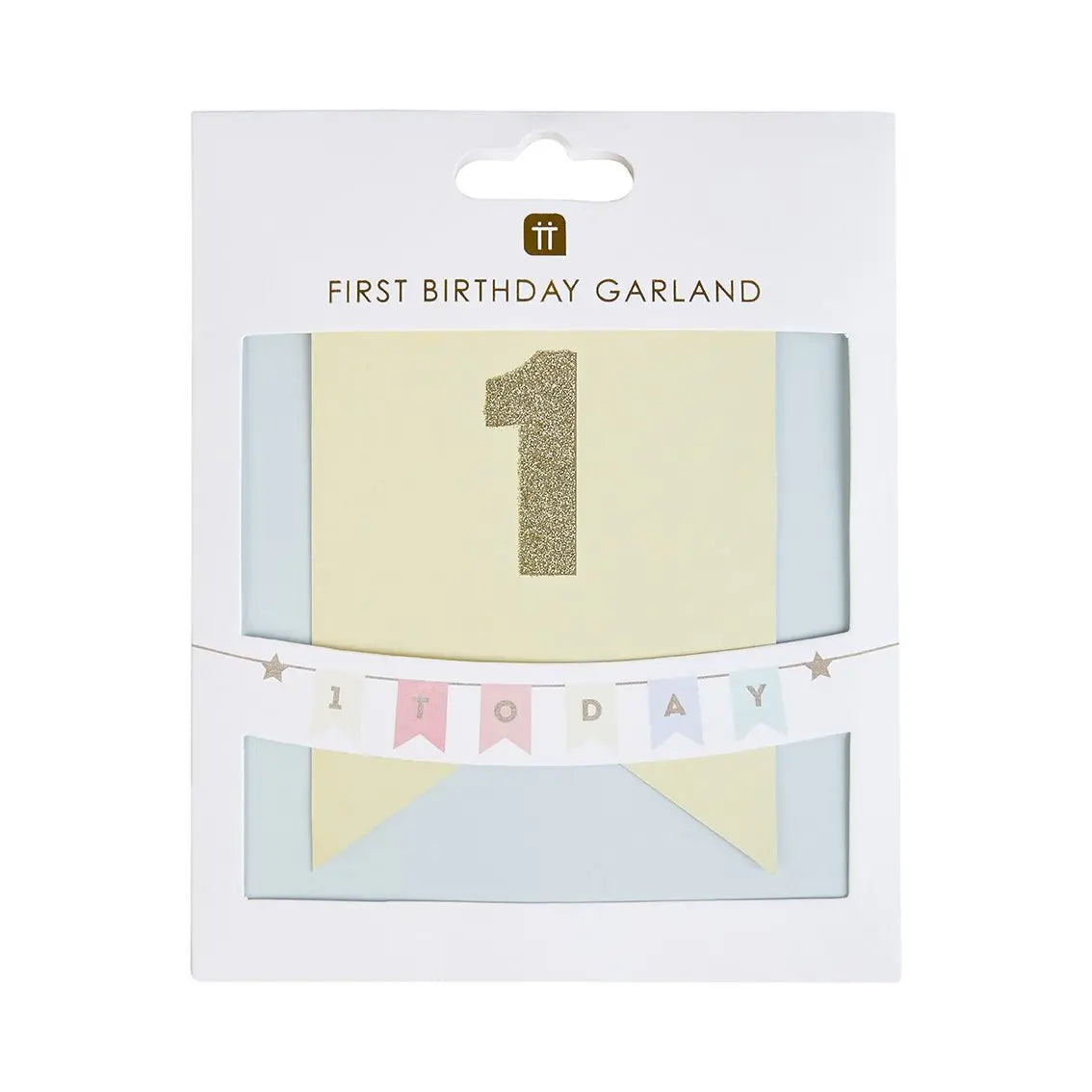 We Heart Birthdays 1 Today Garland Talking Tables