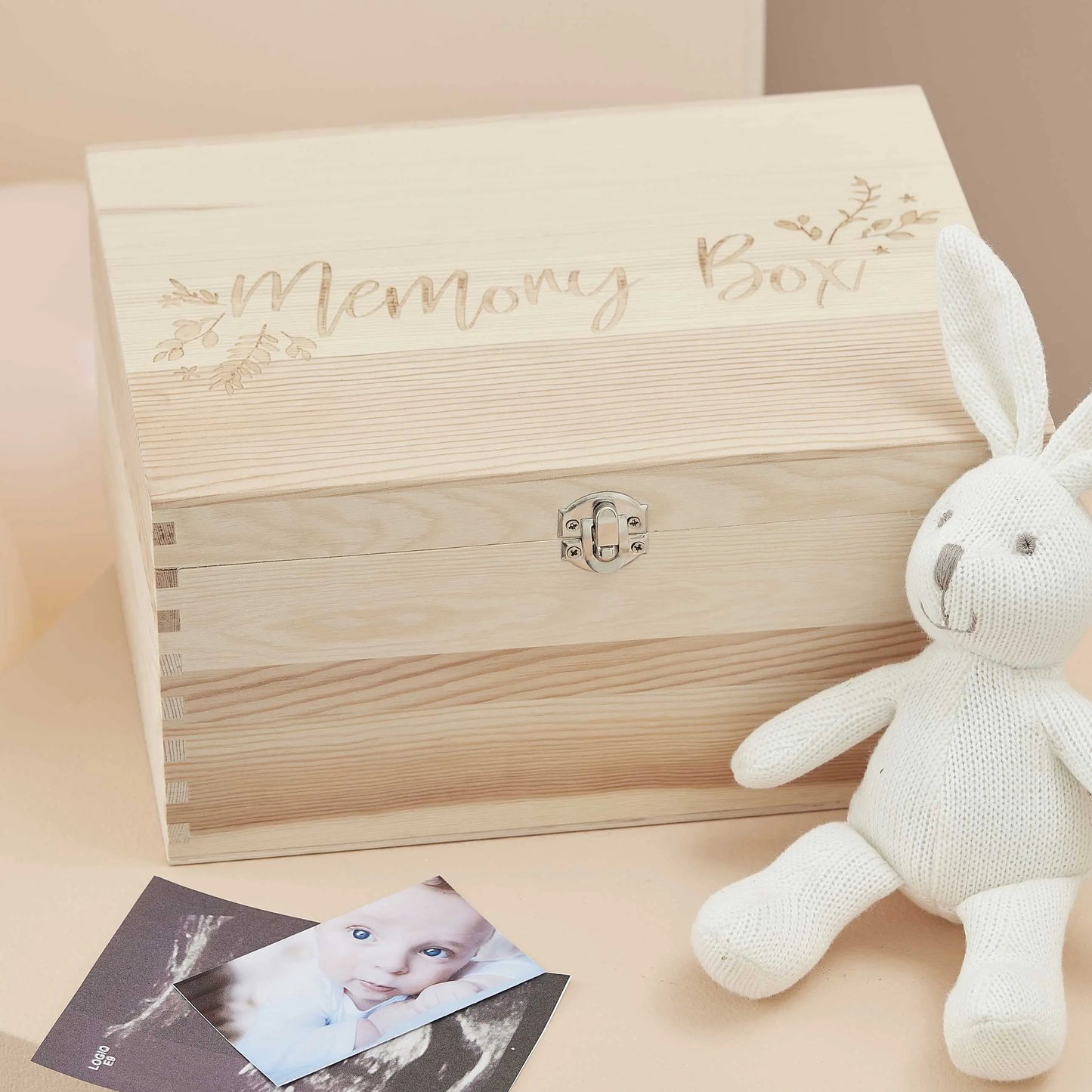 Wooden Baby Memory Keepsake Box Meri Meri