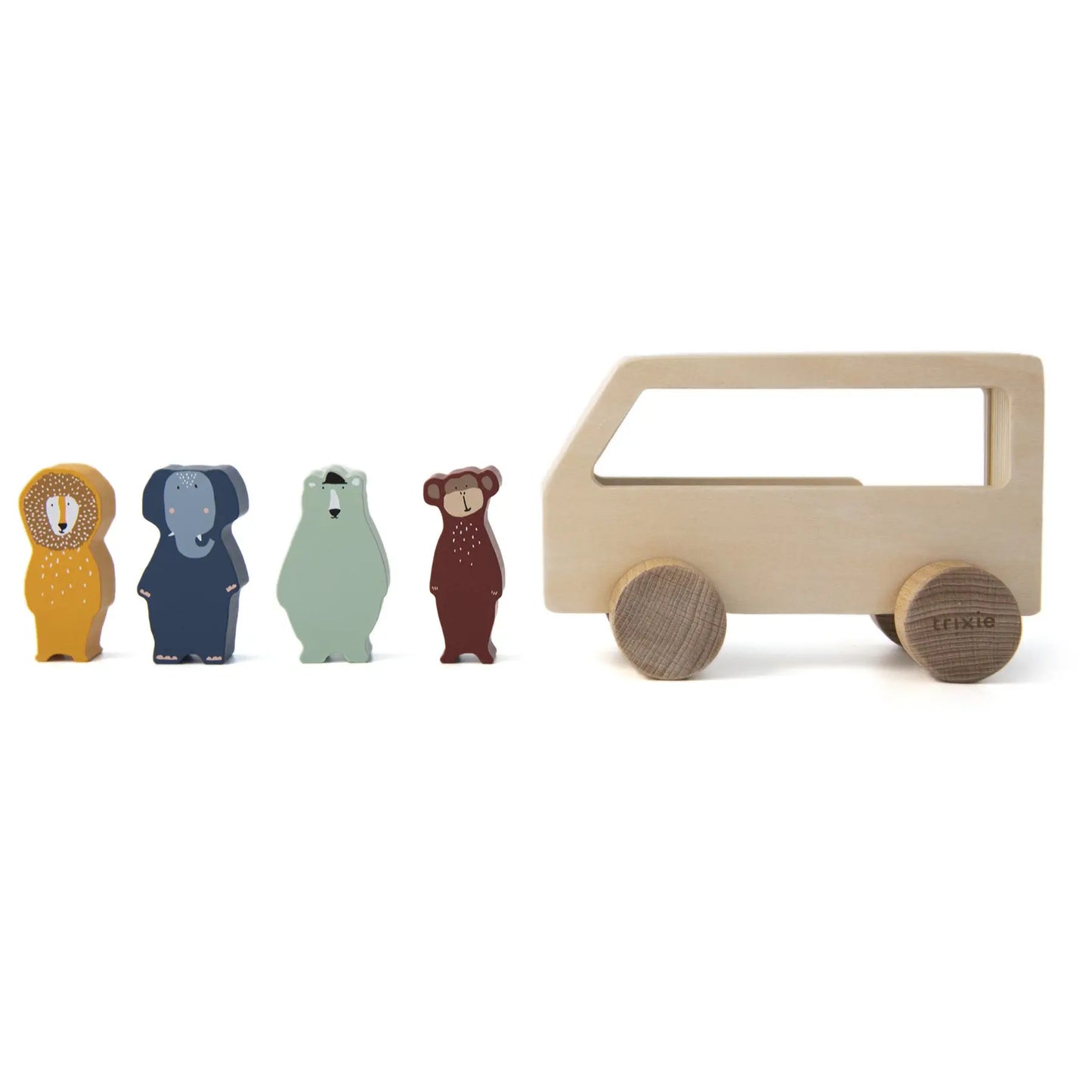 Wooden animal bus Trixie
