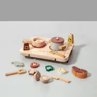 Wooden diner play set Petit Monkey