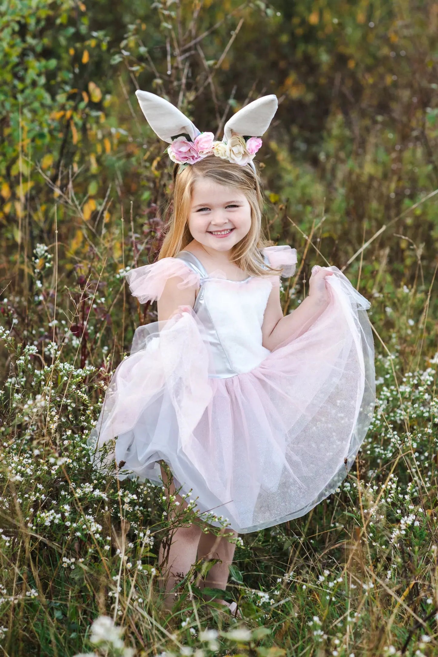 Woodland Bunny Dress & Headband 5 - 6 years Great Pretenders