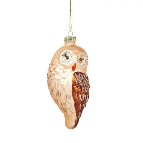 Woodland Owl Shaped Bauble - SASS & BELLE SASS AND BELLE