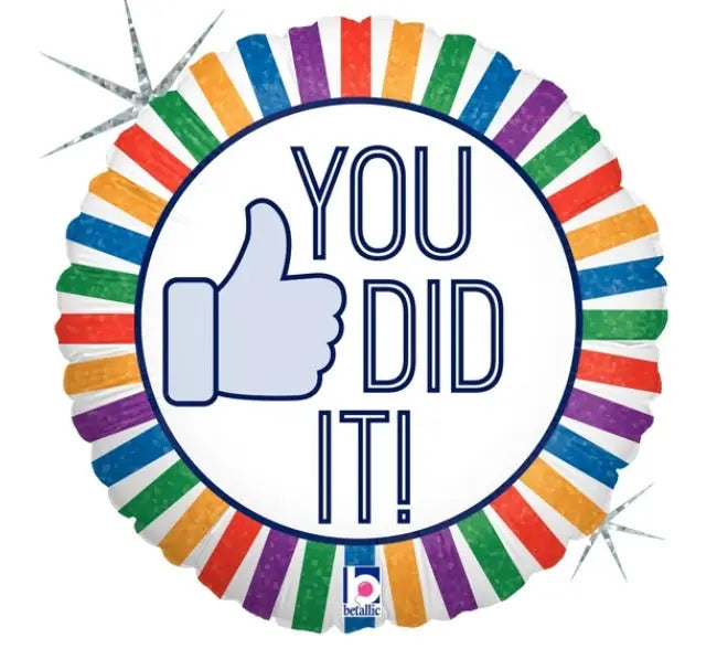 You Did It! FOIL BALLOON Betallic