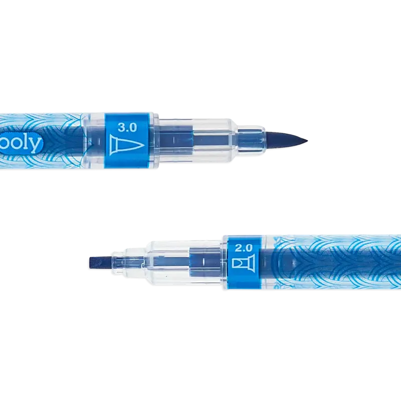 calligraphy duo chisel and brush tip markers OOLY