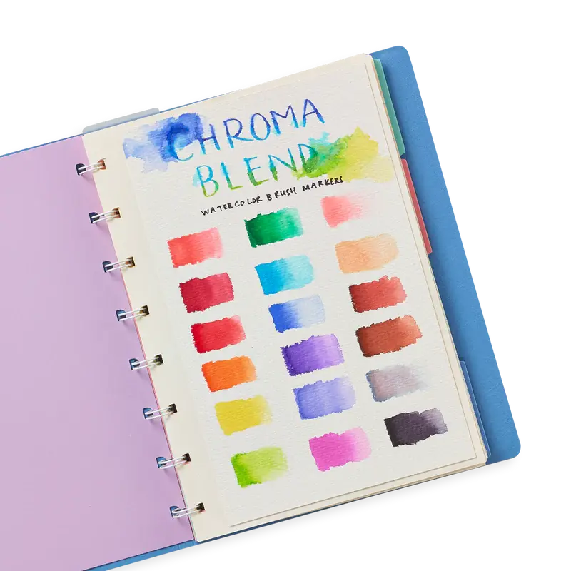 chroma blends watercolor brush markers OOLY