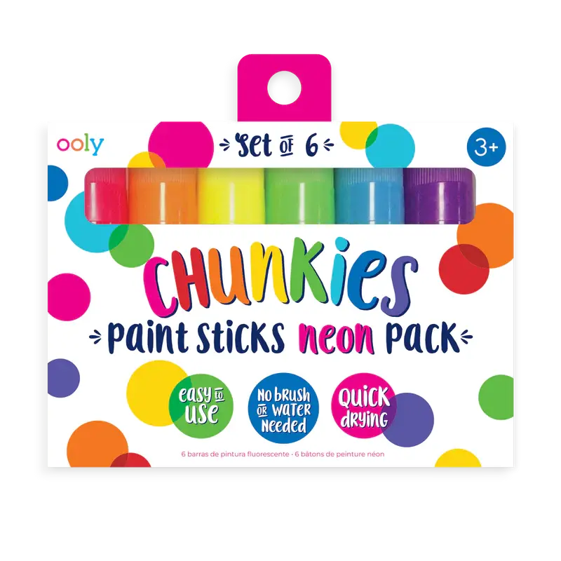 chunkies paint sticks - neon - set of 6 OOLY
