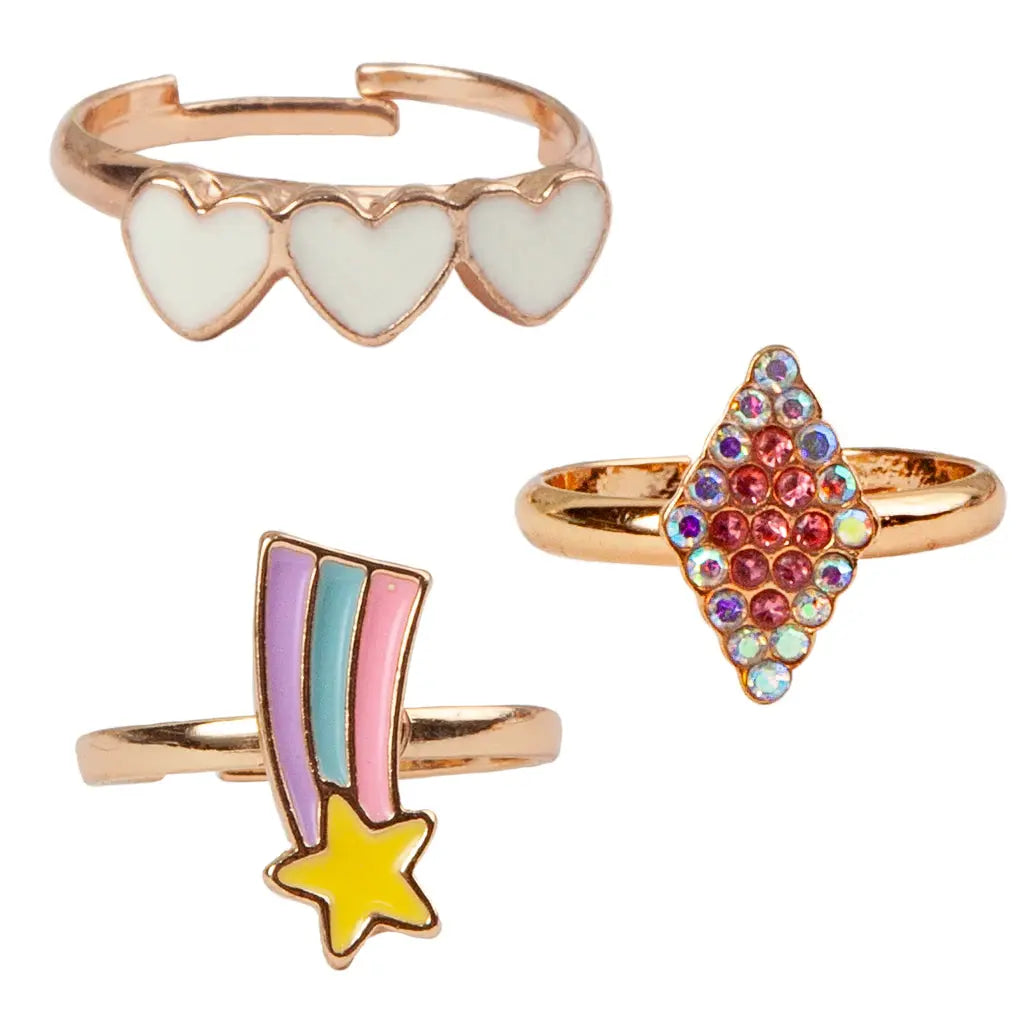 image image Boutique Heart Star Rings (3 pcs) Great Pretenders