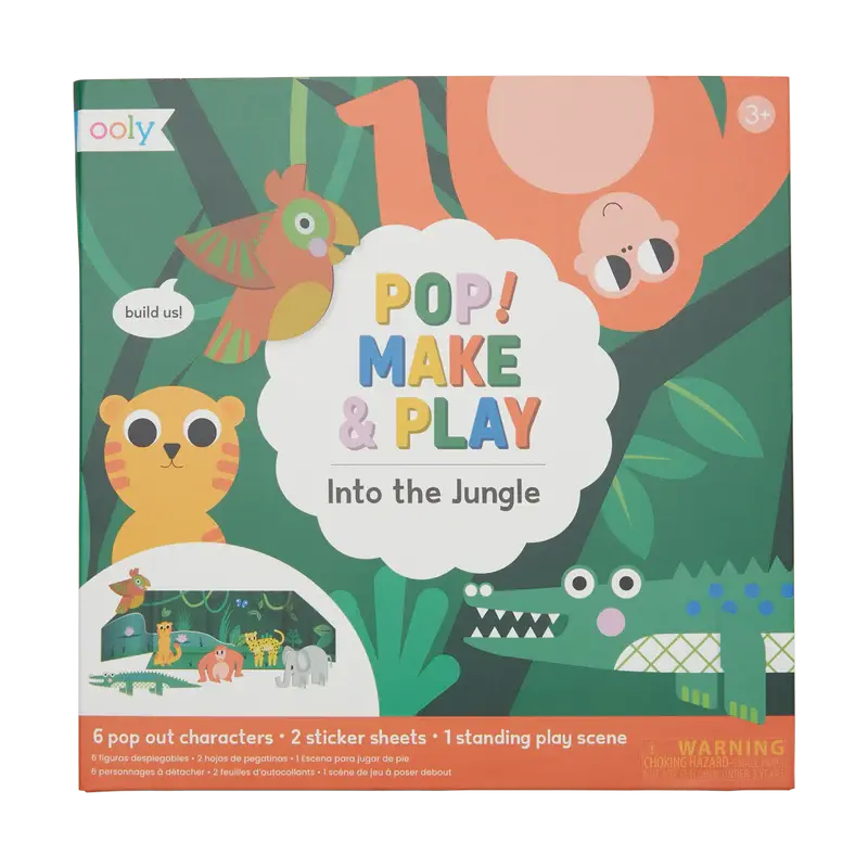 pop! make and play activity scene - into the jungle OOLY