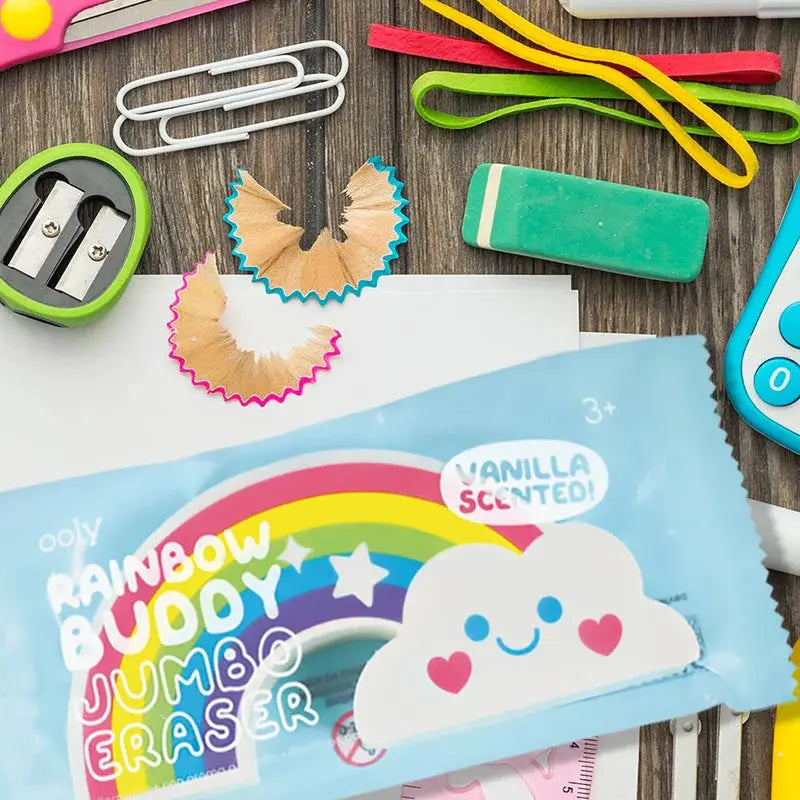 rainbow buddy scented jumbo eraser OOLY