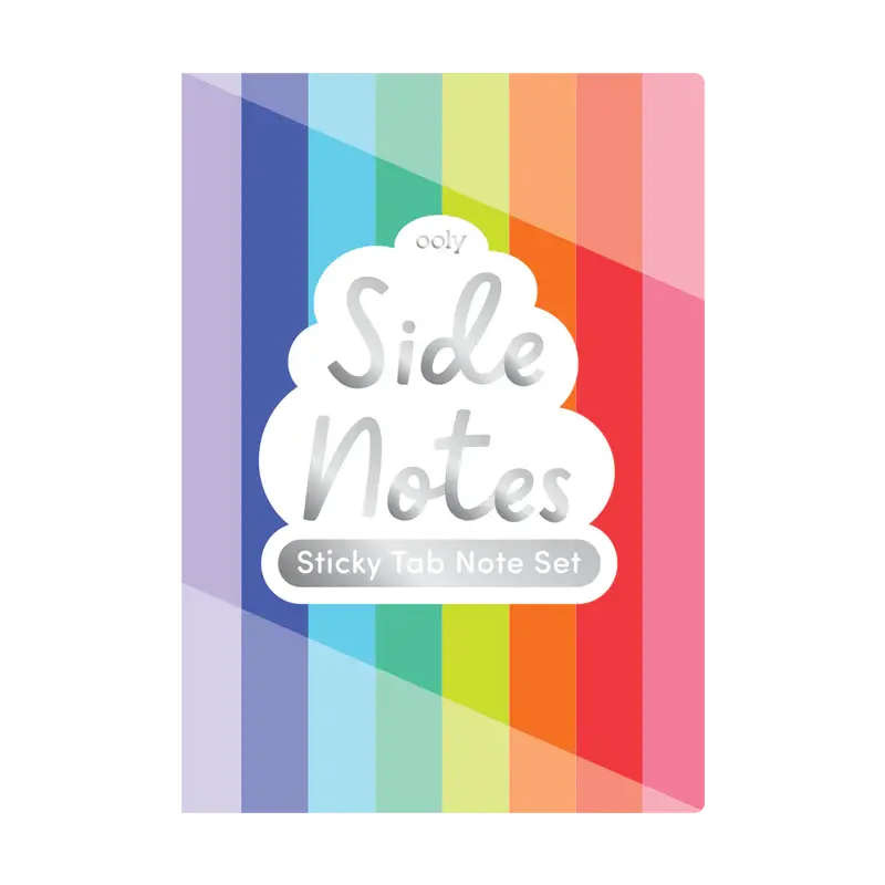 side notes sticky tab note pad - color write OOLY