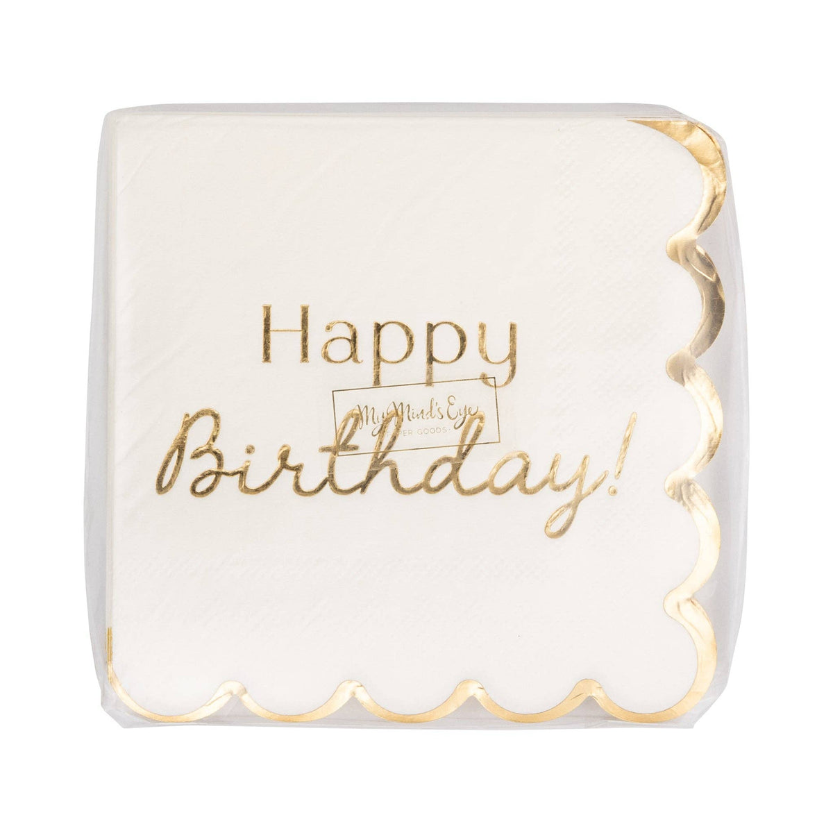 My Mind’s Eye - PLGBD37 - Foil Birthday Cocktail Napkin