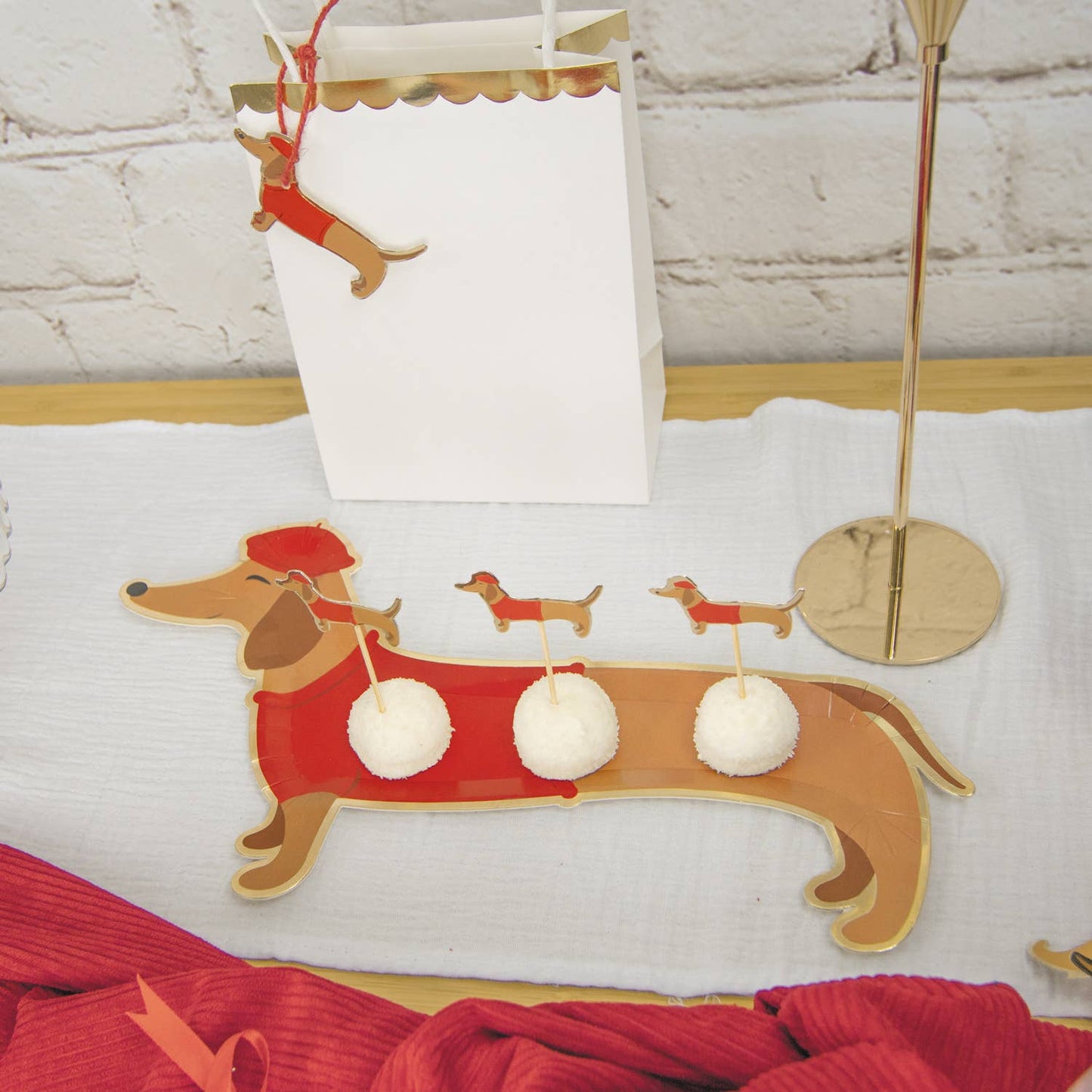 Tim&Puce Factory - DACHSHUND TRAYS 35CM X 2