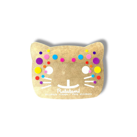 Ratatam! - Polka dot face stickers
