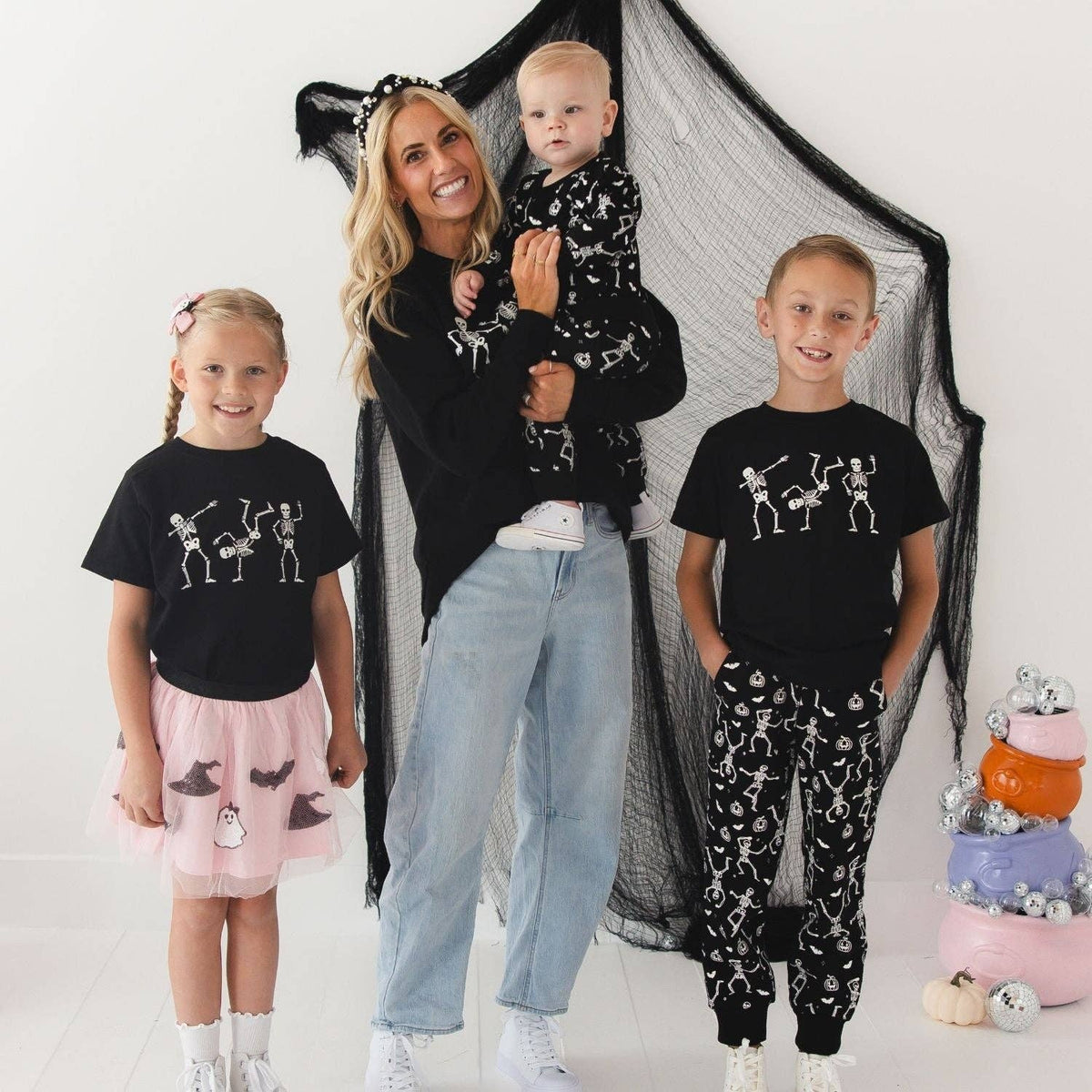 Sweet Wink - Sweet Ghost Halloween Grosgrain Bow Clip - Hair Accessories