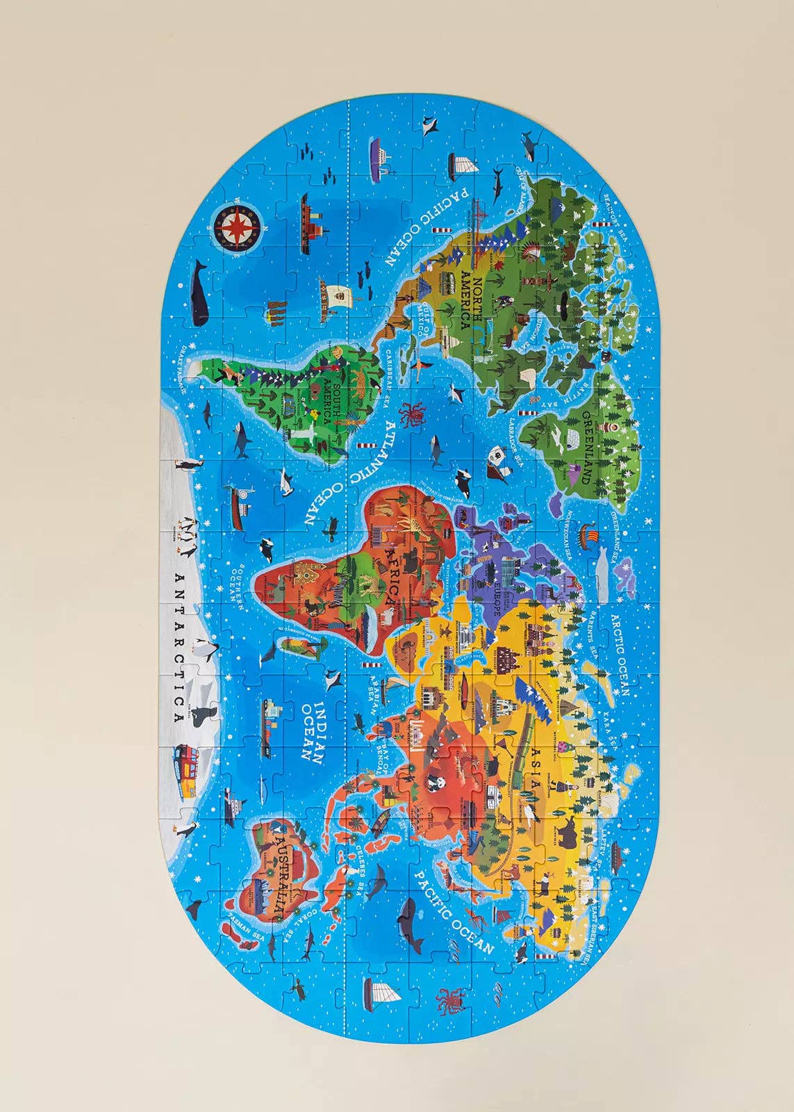 Carry-On Puzzle - World Discovery - 104pcs