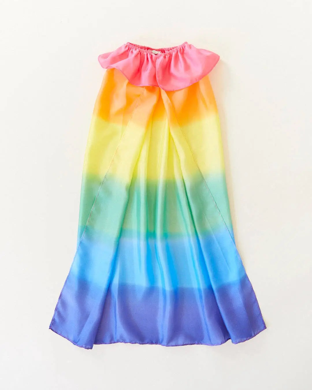 100% Silk Capes for Dress - Rainbow Sarah’s Silks