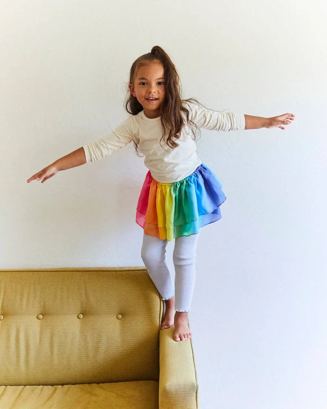 100% Silk Rainbow Tutu Sarah’s Silks