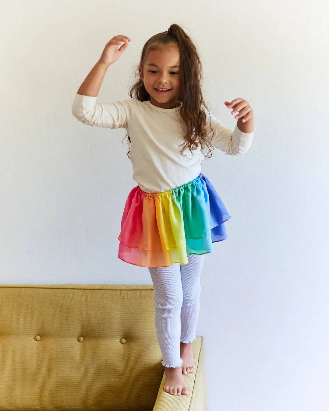 100% Silk Rainbow Tutu Sarah’s Silks