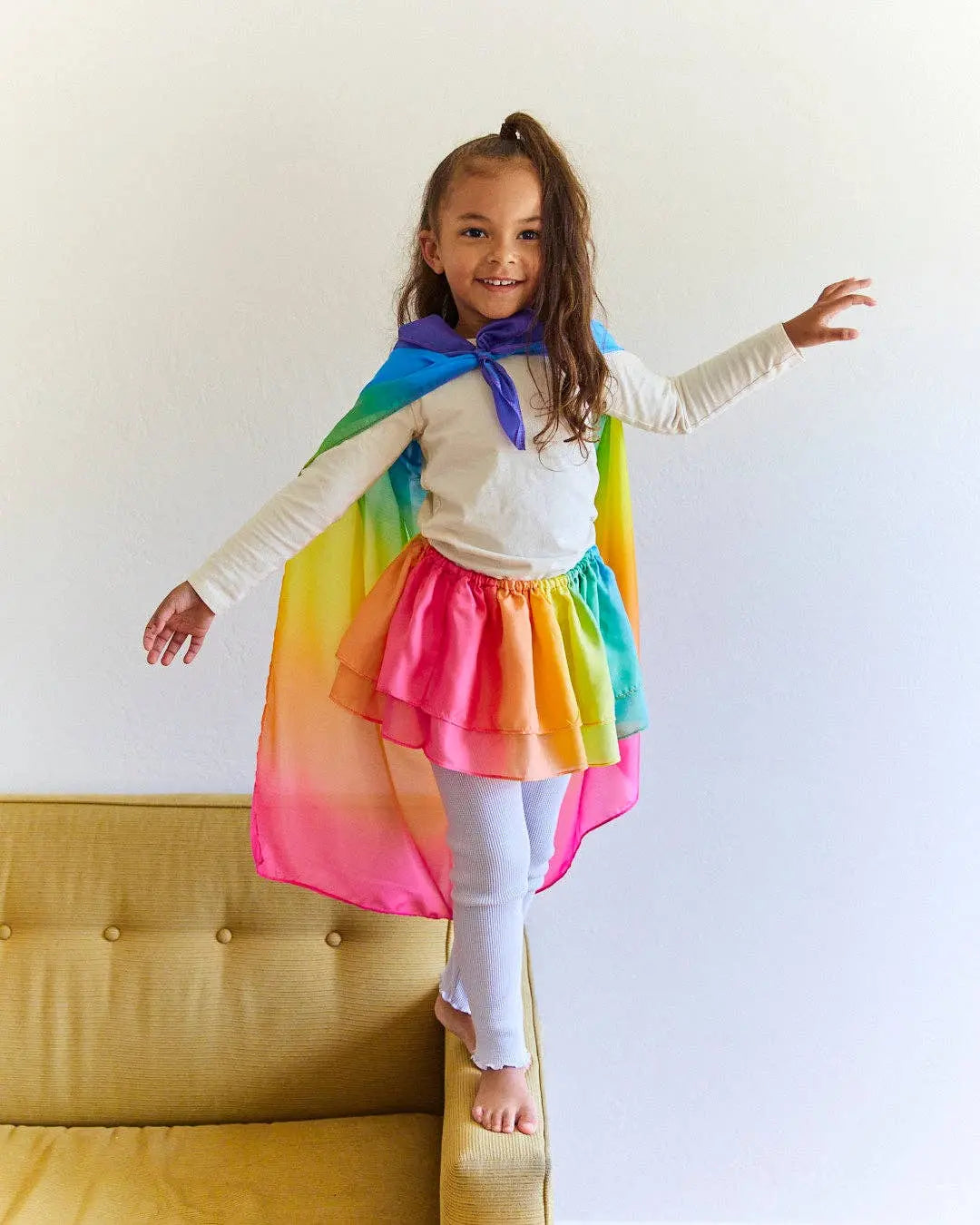 100% Silk Rainbow Tutu Sarah’s Silks