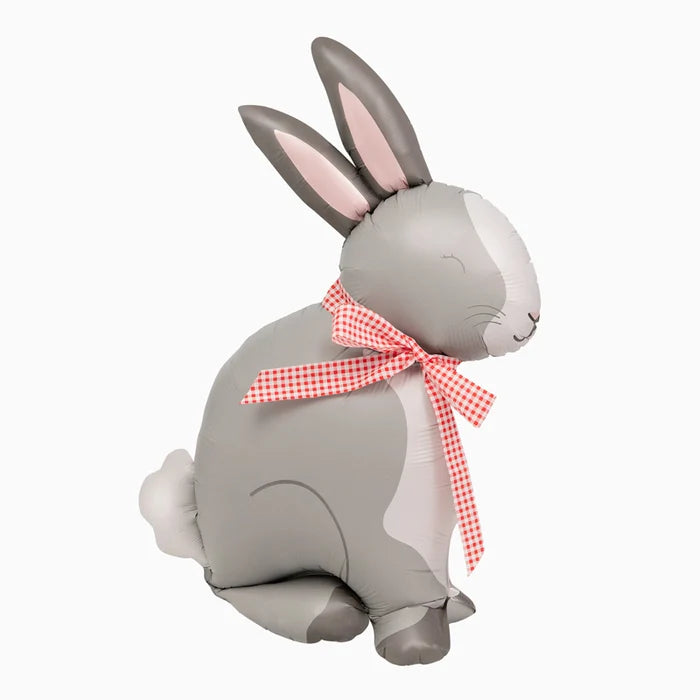 Standing foil balloon Bunny 3D