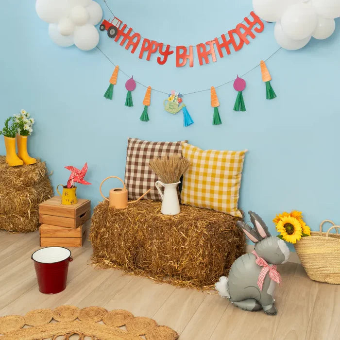 Standing foil balloon Bunny 3D