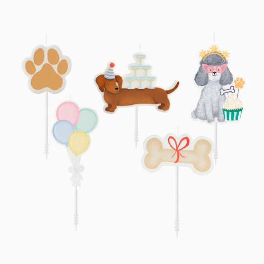 Puppy Birthday Candles