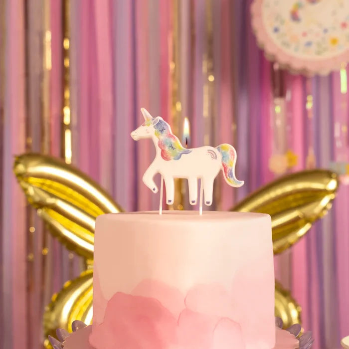 Magical Unicorns Birthday Candle