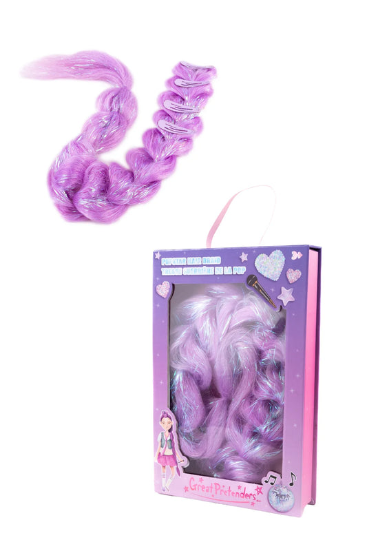 Rock Star Hair Braid - Purple