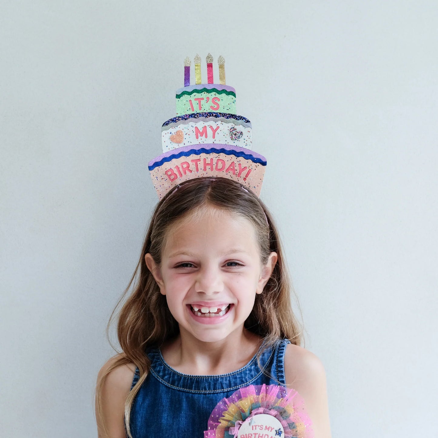 Birthday cake headdress