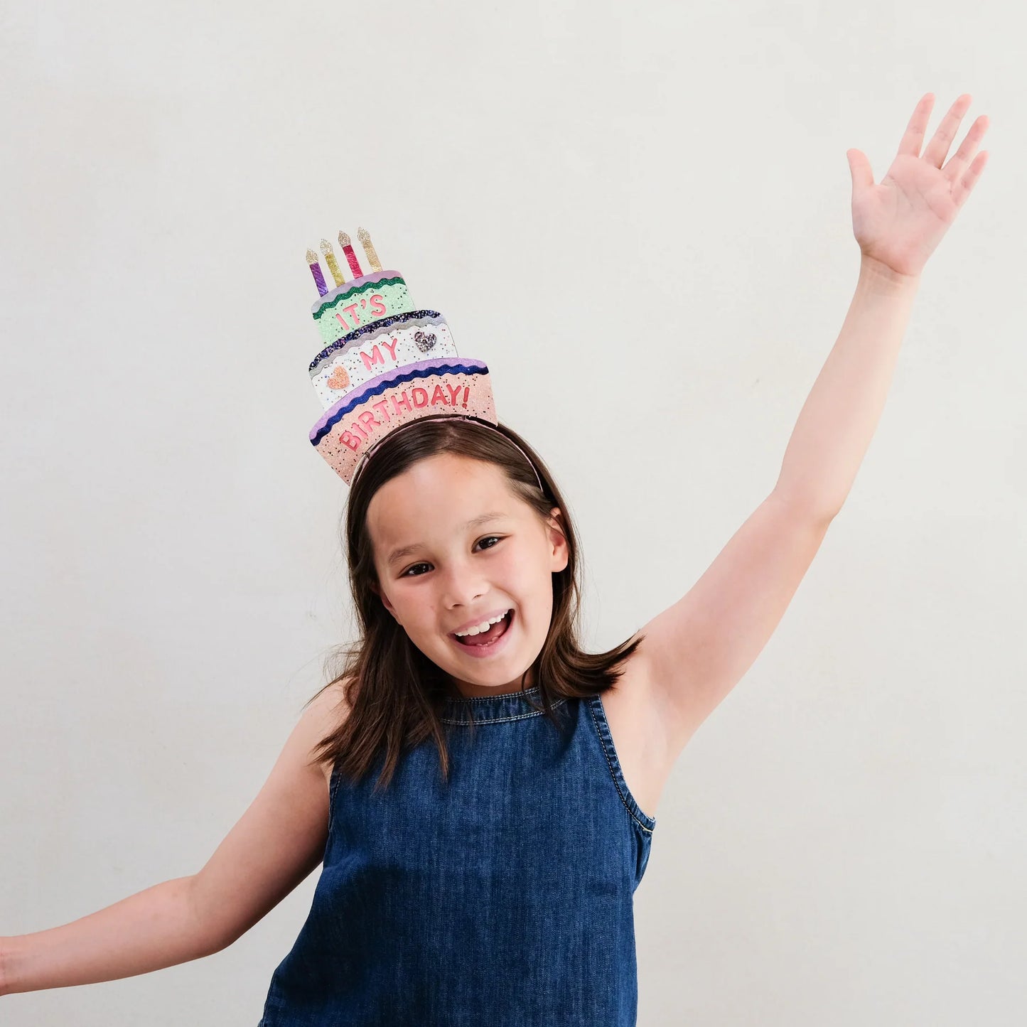 Birthday cake headdress