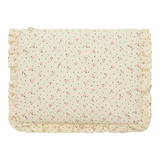 Cherry print pouch